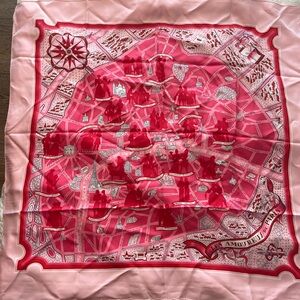 Hermès "Les Amoureux de Paris" silk scarf, designed by Maurice Tranchant